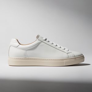 Sneakers Vicolo in pelle bianca